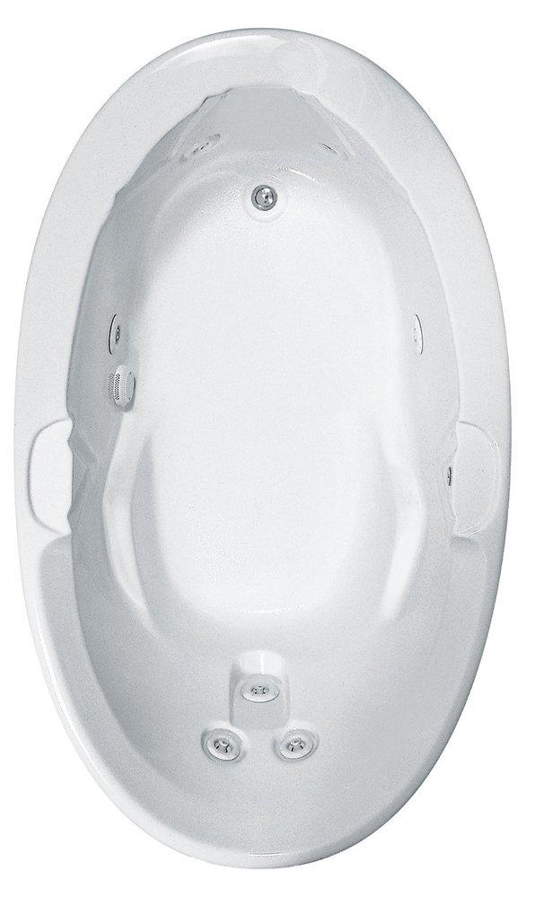 Aquatic White 22-3/4 x 65-1/2 in. Bathtub 