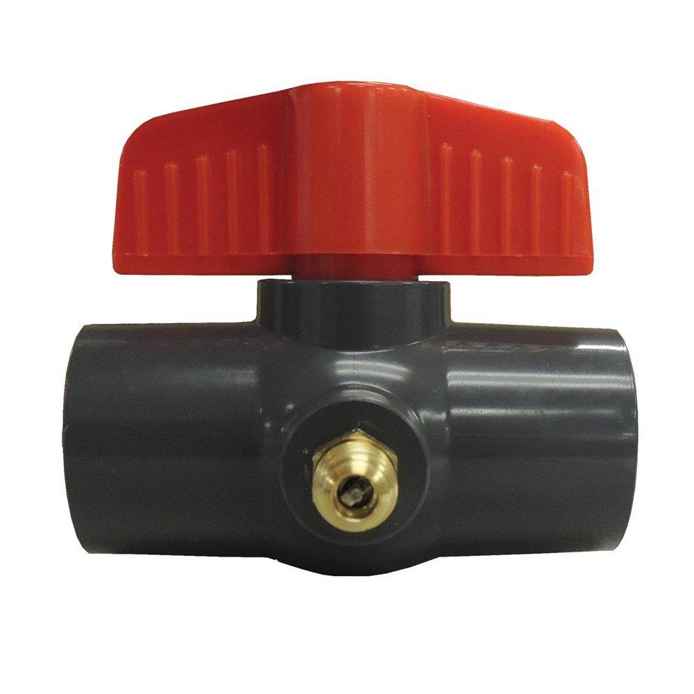 3/4" Condensate Drain Blow Out Valve With 1/4" Service Valve (Sch40, Socket X Socket