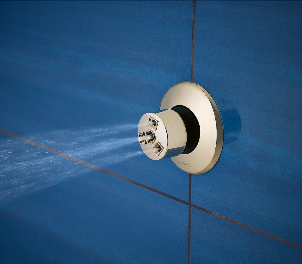 Brizo Brushed Nickel Single Function Spray Head in Luxe Gold 