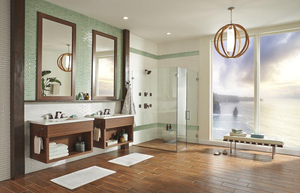 Delta Faucet Brilliance Champagne Bronze Single Function Body Spray 