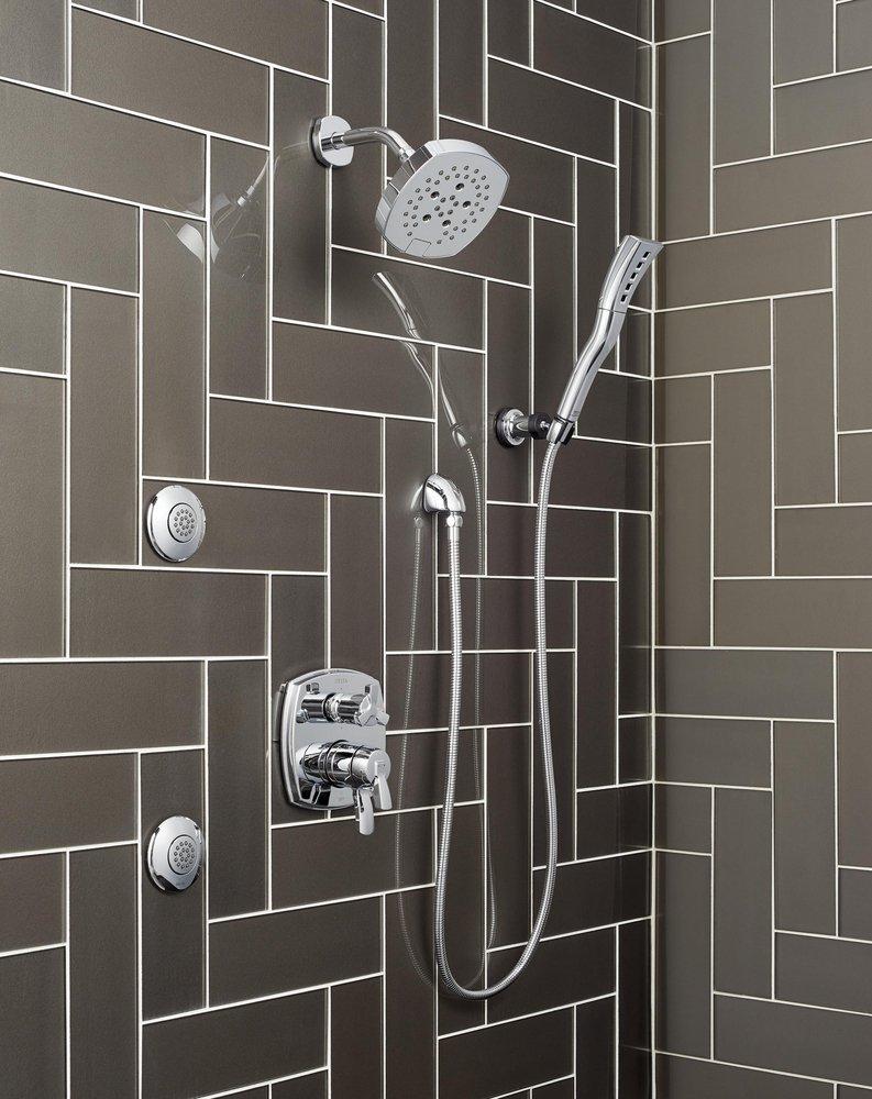 Delta Faucet Chrome Round Body Spray Trim (Trim Only) 