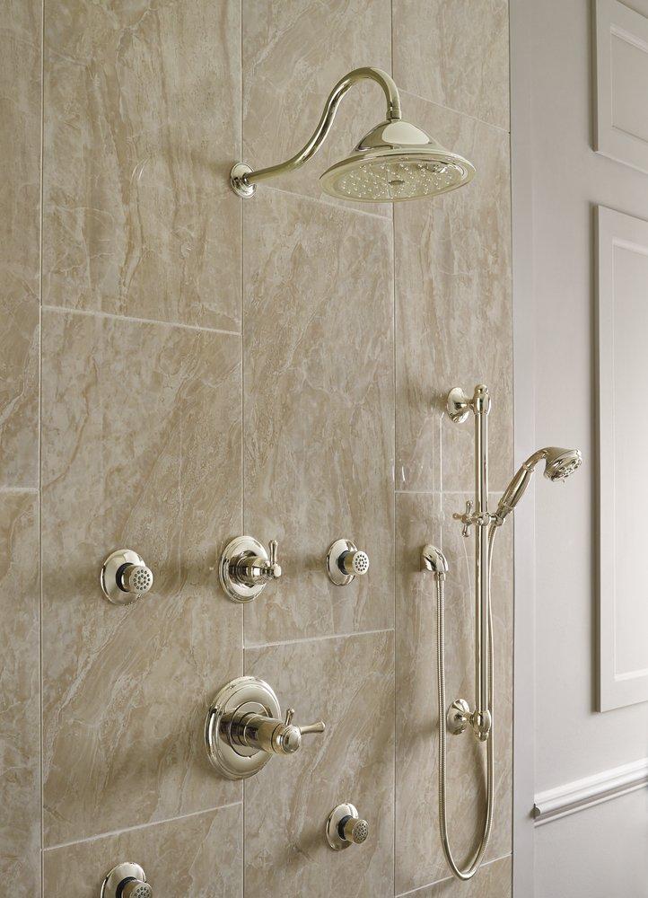 Delta Faucet Brilliance Polished Nickel Round Body Spray Trim (Trim Only) 
