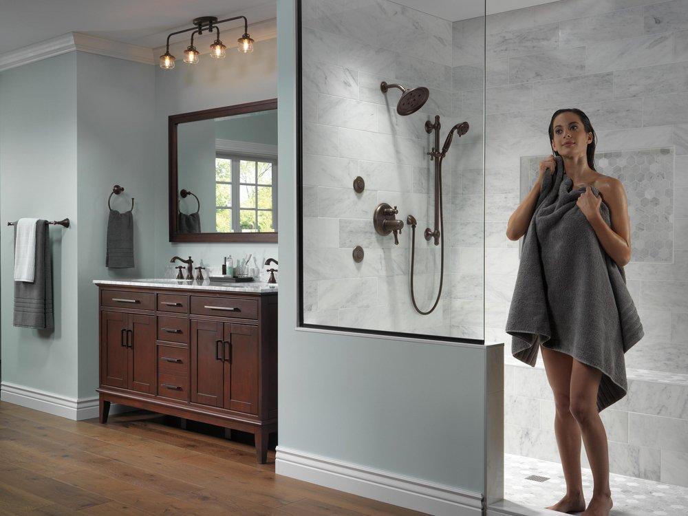 Delta Faucet Venetian Bronze Round Body Spray Trim (Trim Only) 