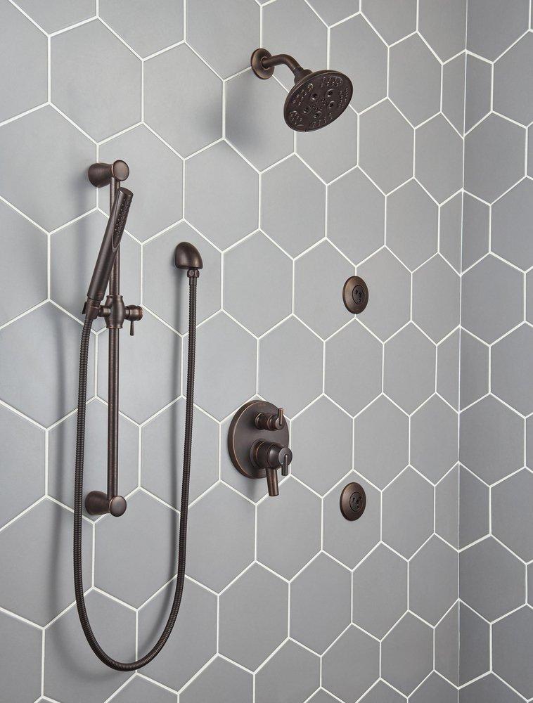 Delta Faucet Venetian Bronze Round Body Spray Trim (Trim Only) 