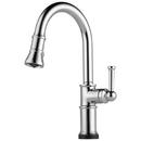 Single Handle Pull Down Kitchen Faucet with Touch Activation in Chrome