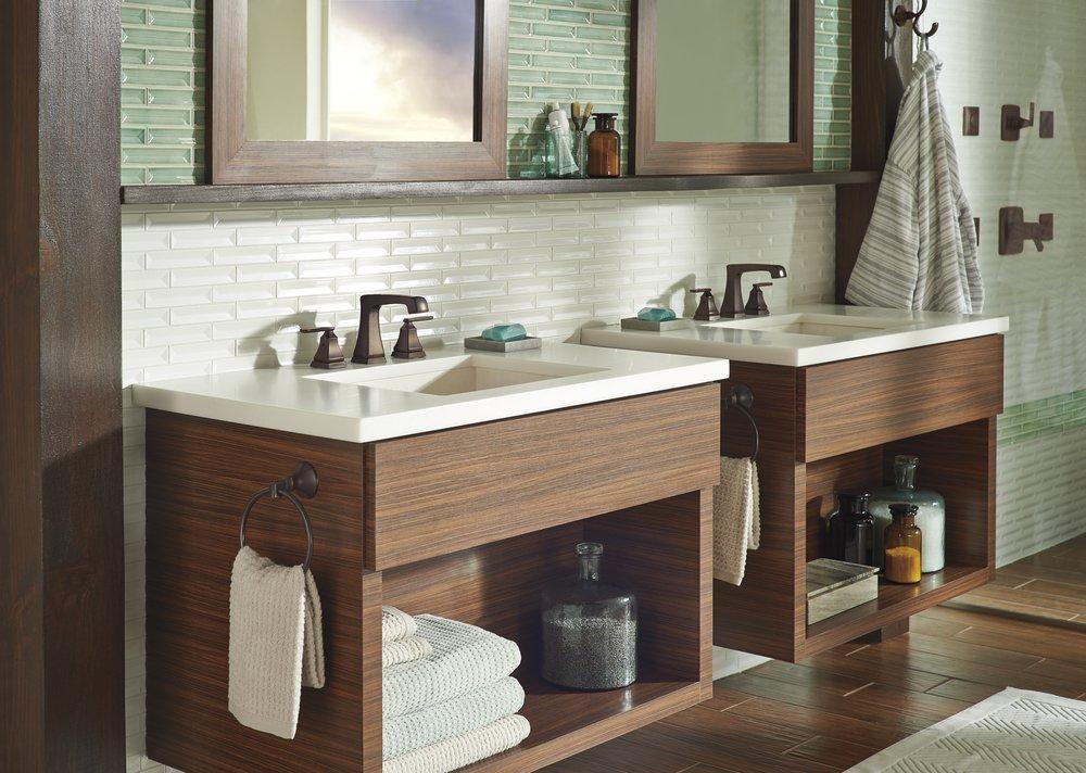 Delta Faucet Brilliance Champagne Bronze Single Function Body Spray 