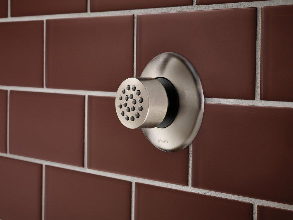 Brizo Luxe Nickel 1.5 gpm Touch Clean Body Spray Sprayhead 