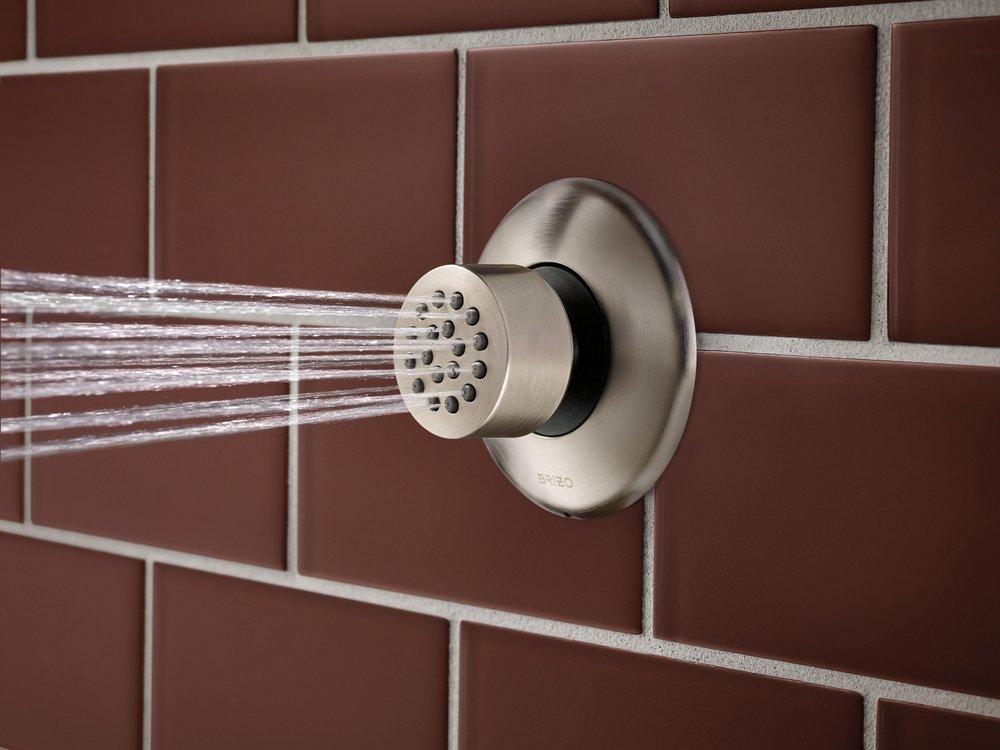 Brizo Luxe Nickel 1.5 gpm Touch Clean Body Spray Sprayhead 