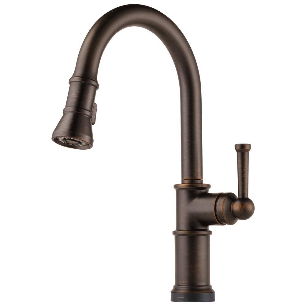 Brizo Venetian® Bronze Single Handle Pull Down Kitchen Faucet 