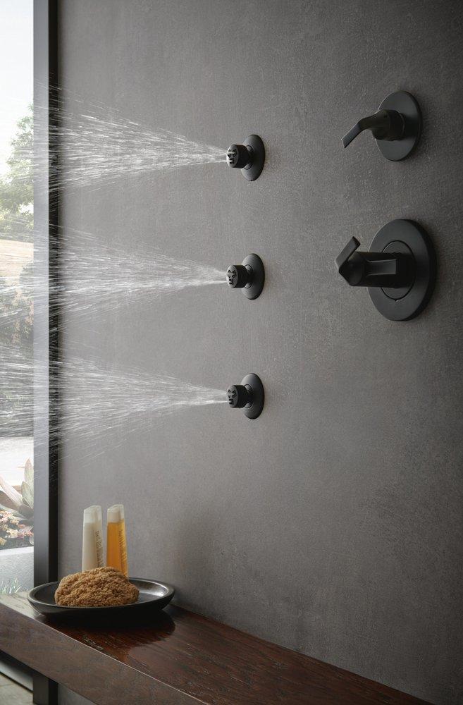 Brizo Matte Black 1.5 gpm Soothing Body Spray Sprayhead 