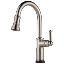 Single Handle Pull Down Kitchen Faucet with Touch Activation in Brilliance&reg; Stainless