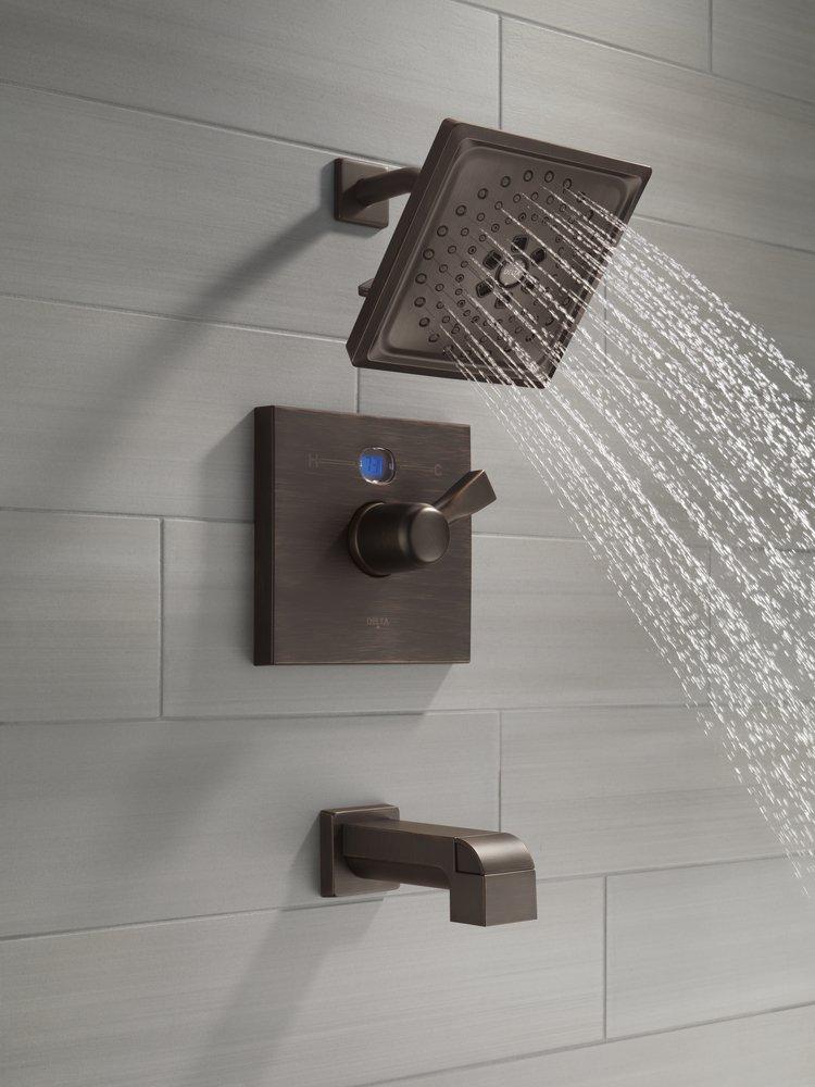 Delta Faucet Venetian Bronze Multi Function Full Body, H2Okinetic&reg; and Pause Showerhead 