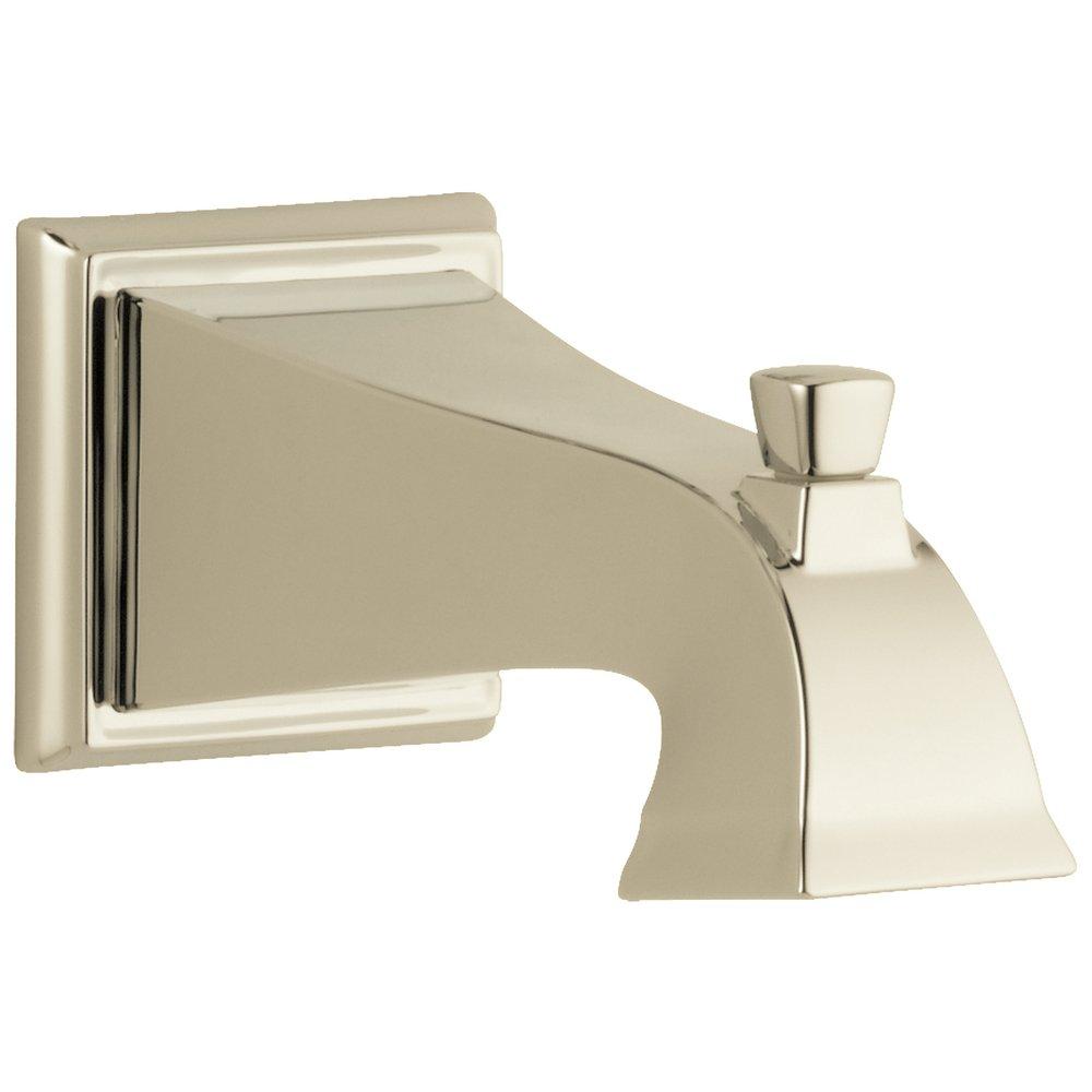 Delta Faucet Polished Nickel 7-1/2 in. Pull-Up Diverter Tub Spout 