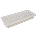 Deflecto White 4 x 10 in. for Residential Floor Register Polypropylene 