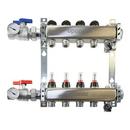 Uponor 1 in. Stainless Steel Manifold Assembly with Flow Meter 