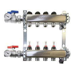 3 Loop 1 in. Stainless Steel Manifold Assembly with Flow Meter