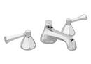 Widespread Bathroom Sink Faucet with Double Lever Handle in Polished Chrome