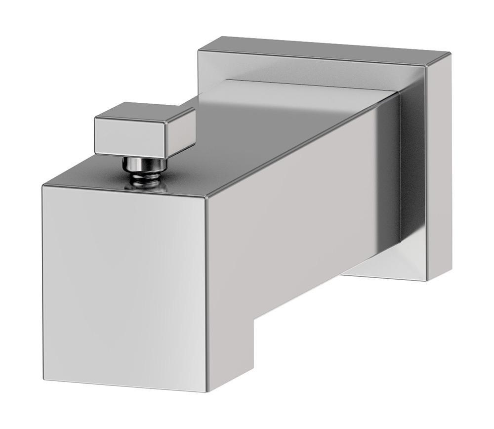 Symmons Industries Polished Chrome Square Diverter Tub Spout 