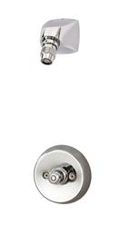 Single Handle Shower Faucet in Polished Chrome