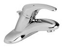 3 Or 4-Hole Centerset Bathroom Sink Faucet with Single Lever Handle in Polished Chrome