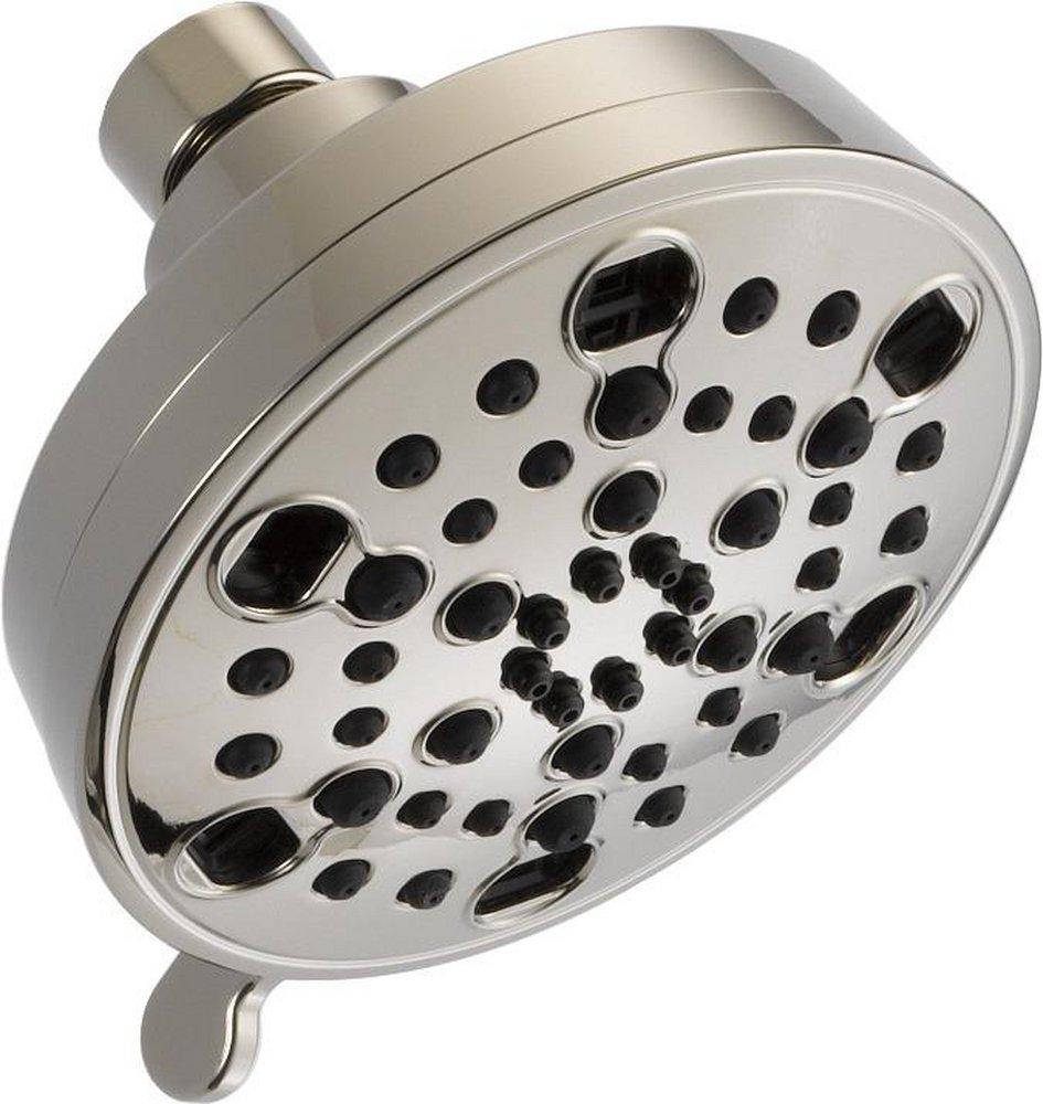 Delta Faucet Polished Nickel Multi Function Full Body, Full Spray with Massage, H2Okinetic&reg; PowerDrench&trade; Spray, Massage and Pause Showerhead 