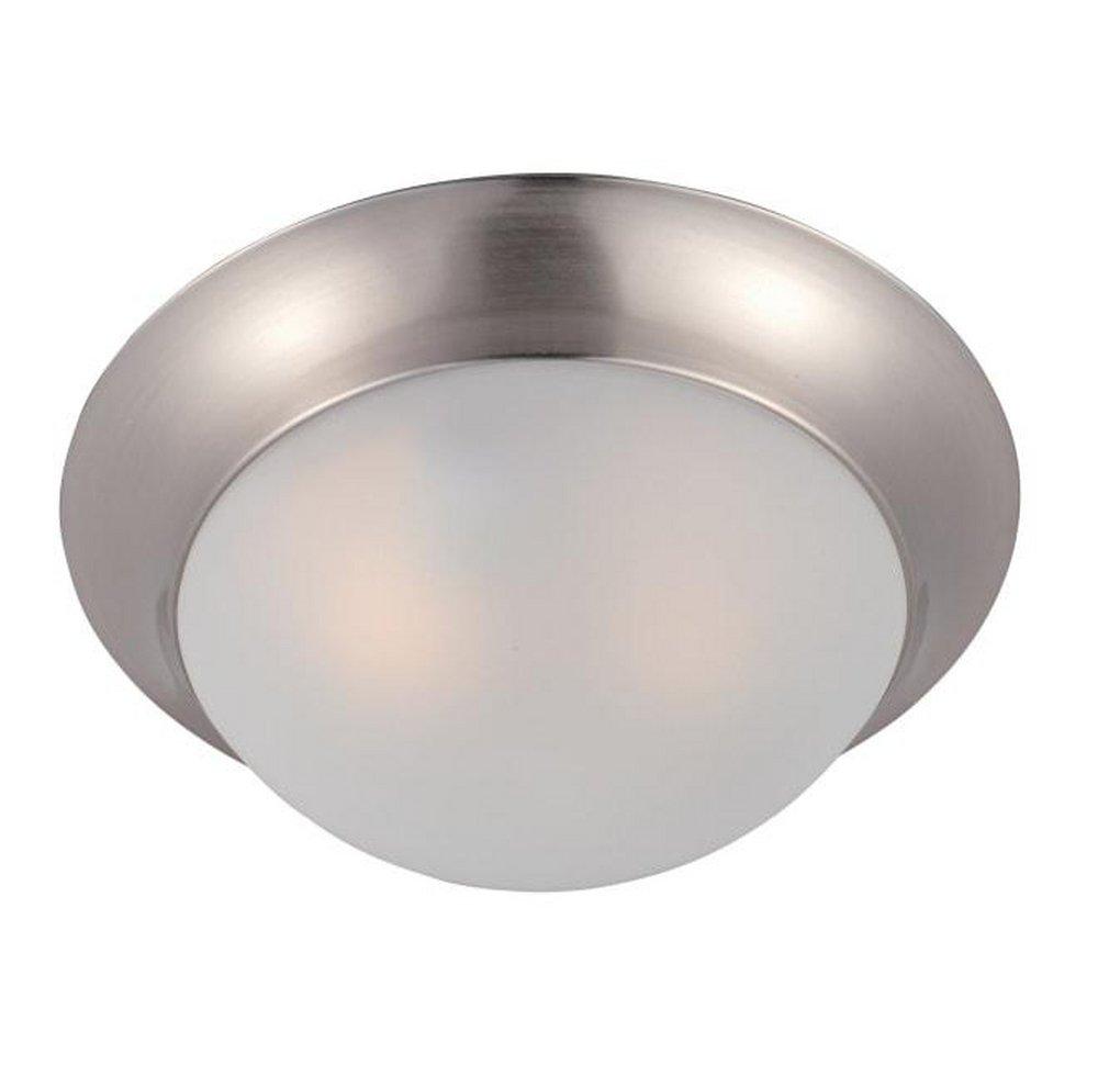 Maxim Lighting&reg; Satin Nickel 60W 1-Light Medium E-26 Incandescent Flush Mount Ceiling Fixture 