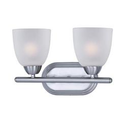 60W 2-Light Bath Light in Polished Chrome