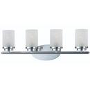 60W 4-Light Medium E-26 Incandescent Vanity Fixture in Polished Chrome