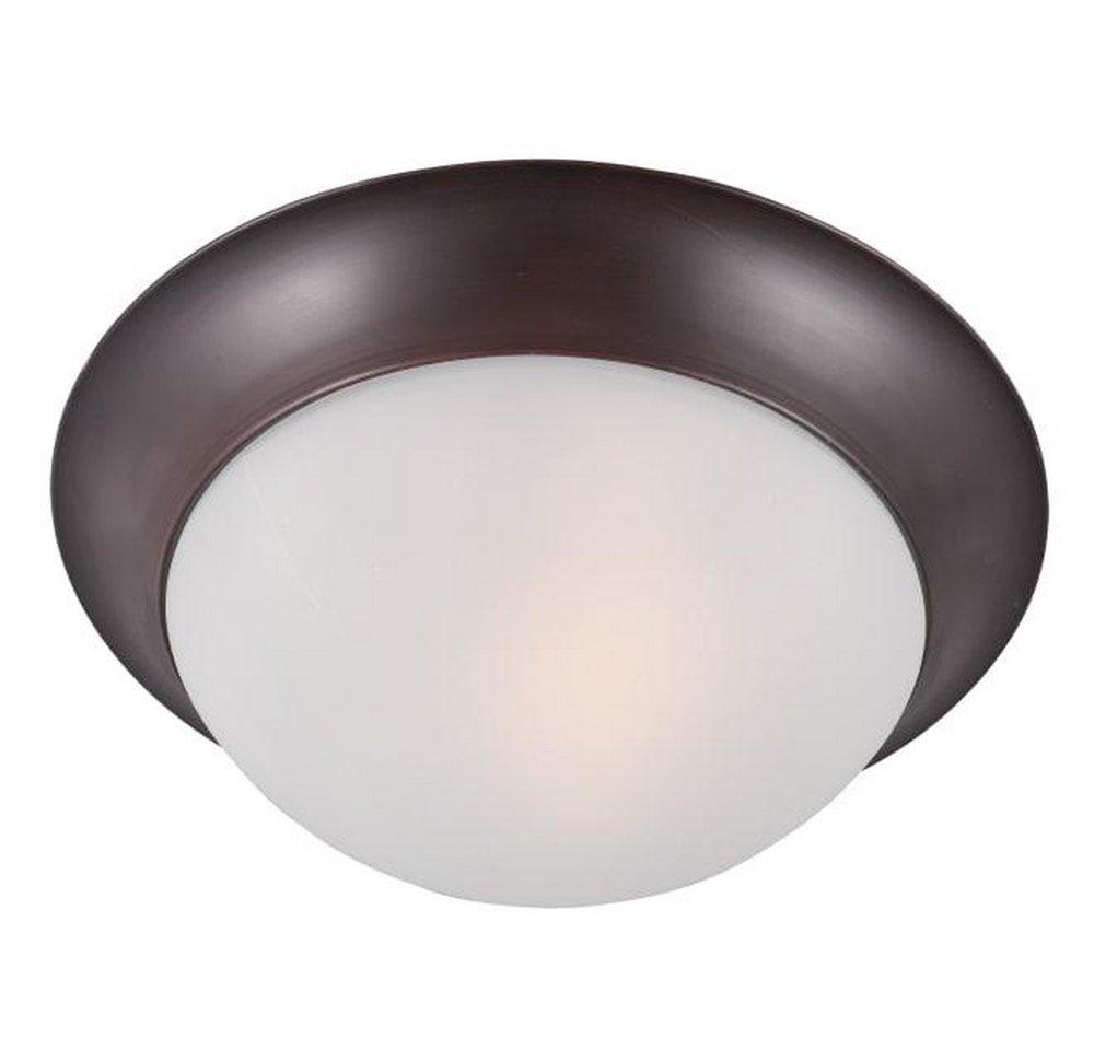 Maxim Lighting&reg; Oil Rubbed Bronze 14 in. 60W 2-Light Medium E-26 Incandescent Semi-Flush Mount Ceiling Fixture 