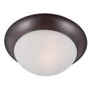 Maxim Lighting&reg; Oil Rubbed Bronze 14 in. 60W 2-Light Medium E-26 Incandescent Semi-Flush Mount Ceiling Fixture 