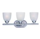 Maxim Lighting® Polished Chrome 60W 3-Light Medium E-26 Base Incandescent Bath Vanity 