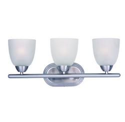 60W 3-Light Medium E-26 Base Incandescent Bath Vanity in Polished Chrome