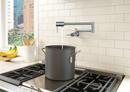 Delta Faucet Arctic Stainless Two Handle Lever Handle Pot Filler 