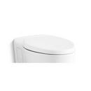 Elongated Closed Front Toilet Seat in Stucco White