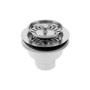 Jaclo Industries Satin Nickel 3-1/4 in. Brass, Plastic and Stainless Steel Basket Strainer 