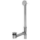 26 in. Brass Toe-Tap Drain in Polished Chrome
