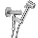 Vertical Bidet Faucet in Satin Nickel