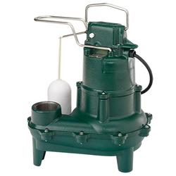 4/10 HP 115V Cast Iron Sewage Pump with 9 ft. Cord