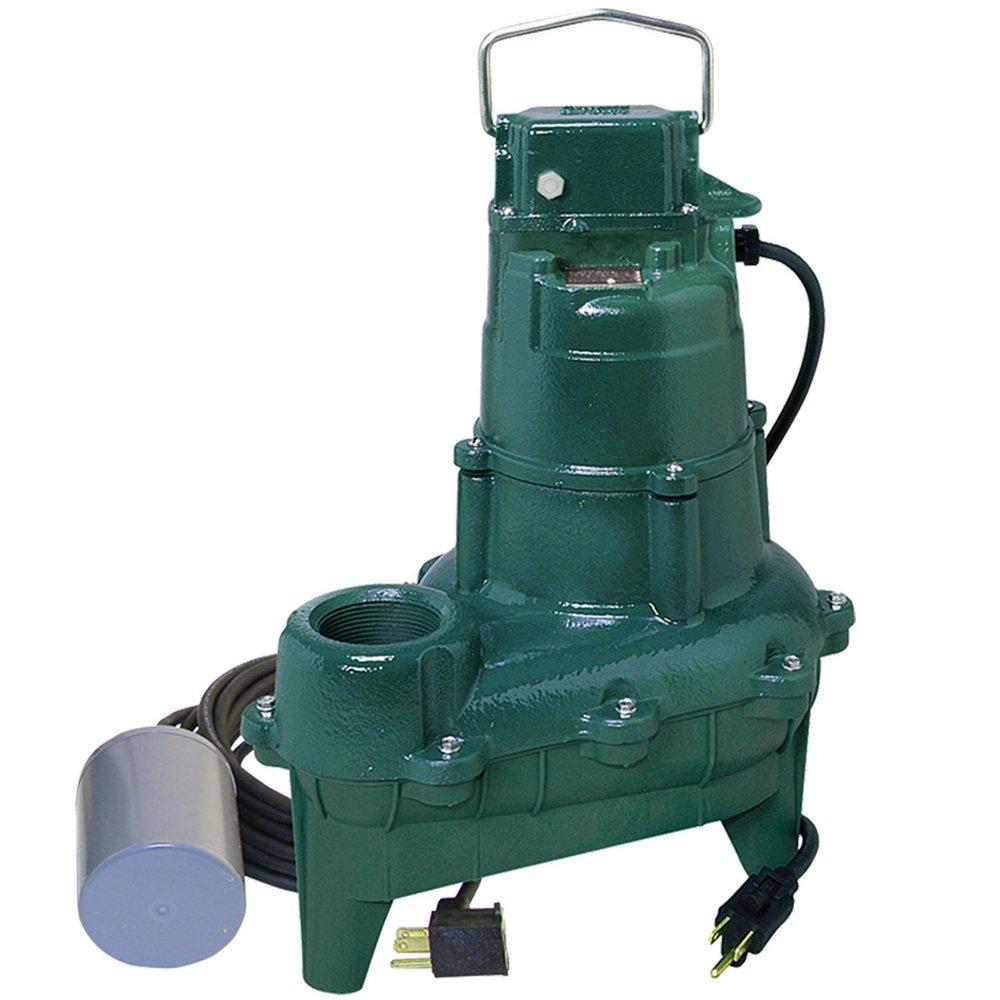 Zoeller Pump Co 115V 90 gpm Polyethylene Sewage Pump and Basin System with 20 ft. Cord 