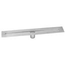 No Hub 36 in. Slim Channel Base Drain Body in Brushed Stainless