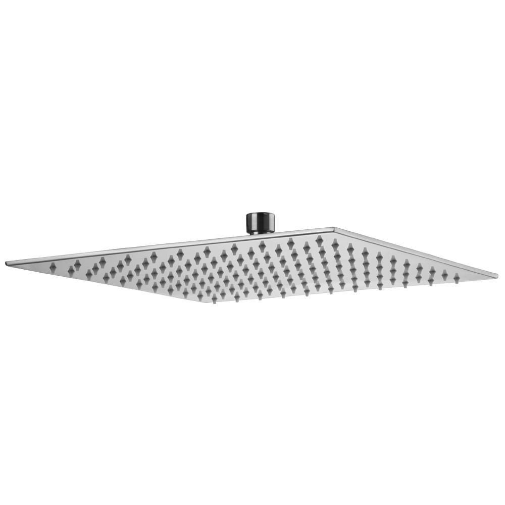 Jaclo Industries Matte Black Single Function Full Rain Showerhead 