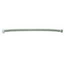 20 in. OD x ID Flexible Braided Toilet Supply Line with Plastic Nut for 3/8 in. OD Supply Valve in Grey