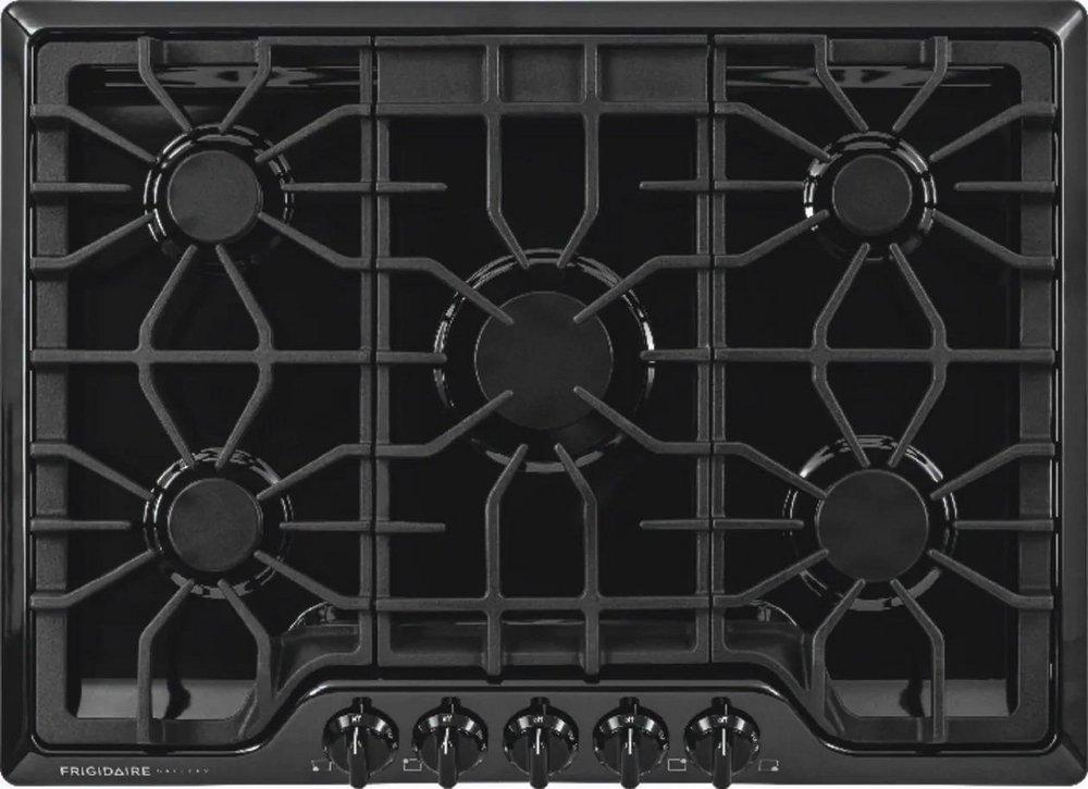 Frigidaire Black 5 Burner Sealed Cooktop 