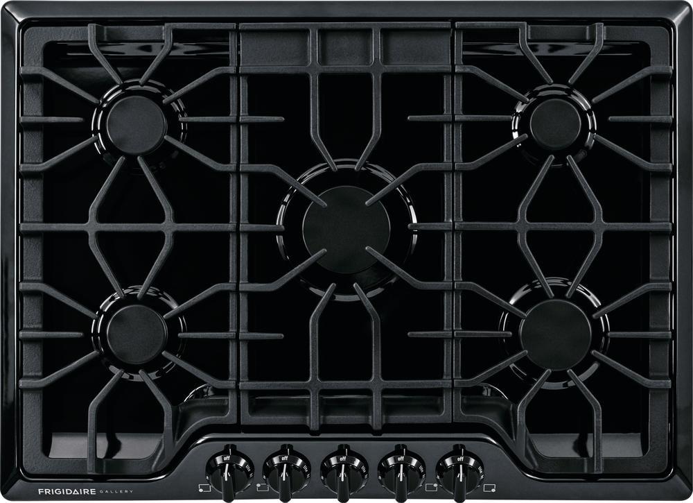 Frigidaire Black 5 Burner Sealed Cooktop 