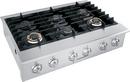 Electrolux Stainless Steel 35-7/8 in. 6-Burner Natural Gas Cooktop 
