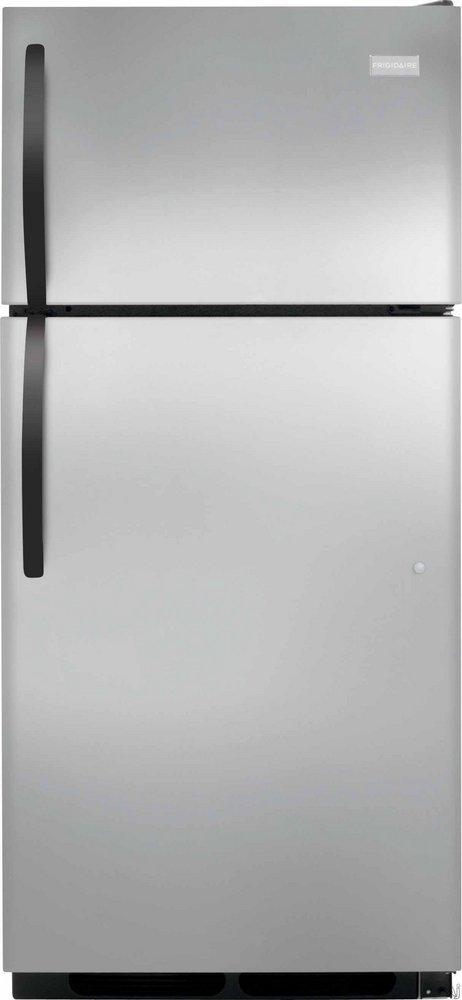 Frigidaire Stainless Steel 28 in. 12.6 cu. ft. Top Mount Freezer Refrigerator 
