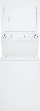27 in. 5.5 cf High Efficiency Natural Gas Stacked Washer and Dryer in White