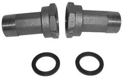 3/4 x 1 in. MPT x FPT Straight Red Brass Water Motor Coupling