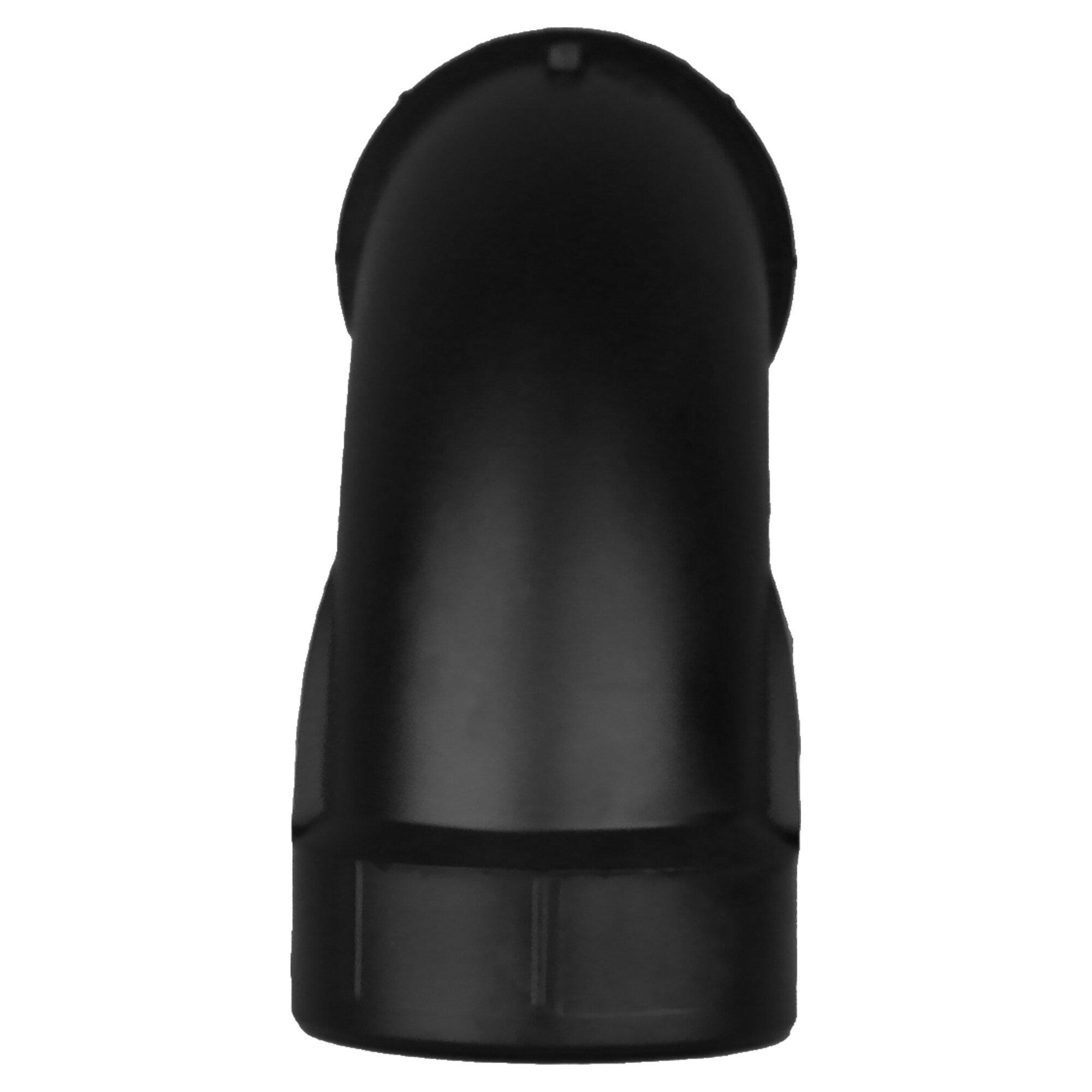 Black Hub 90 Degree ABS DWV Long Sweep Elbow 