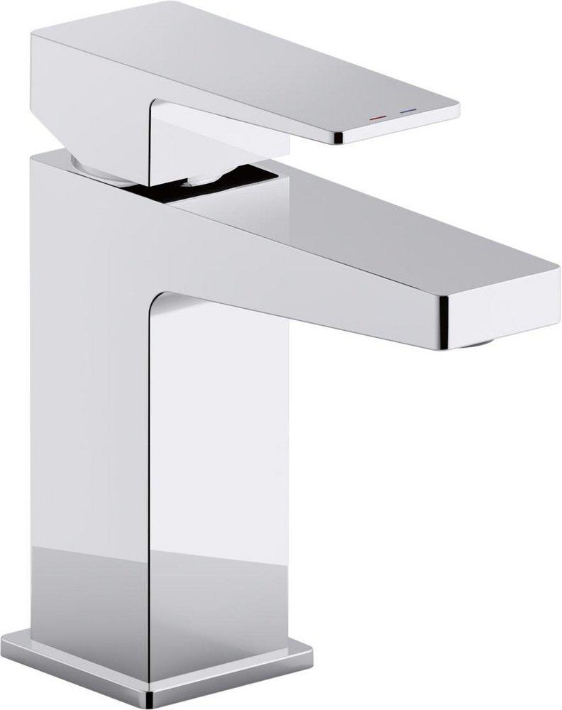 KOHLER Polished Chrome Single Handle Monoblock Bathroom Sink Faucet Lever Handle 